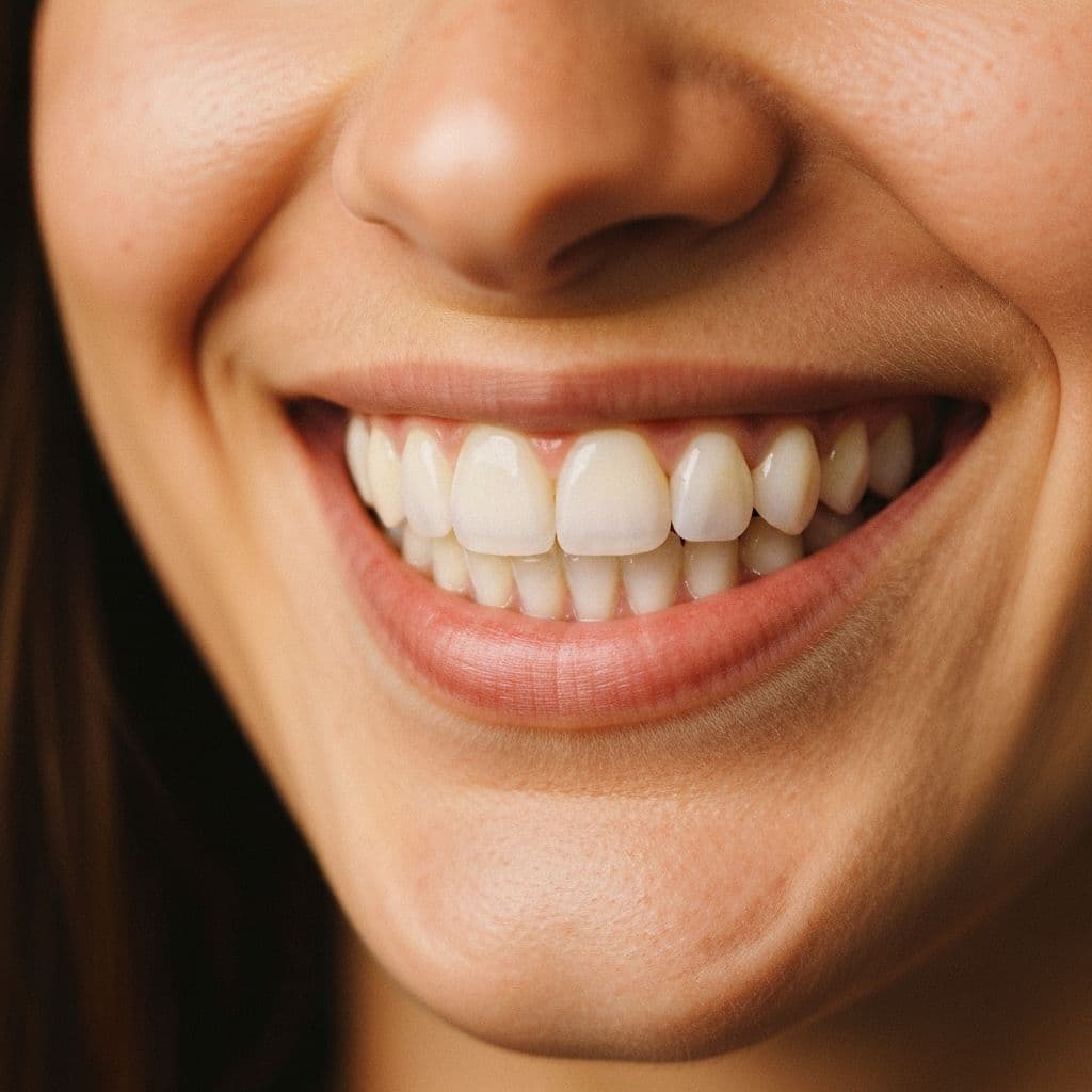 Natural looking dental bonding result