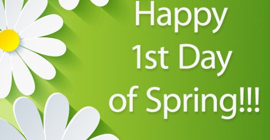 Happy 1st Day of Spring