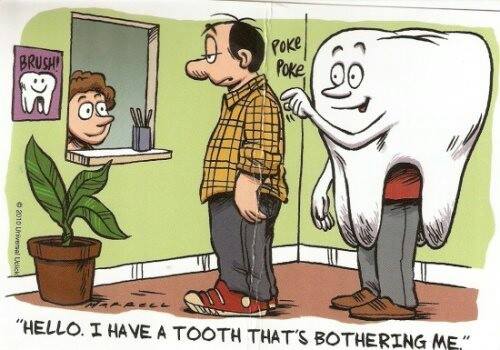 bothering tooth